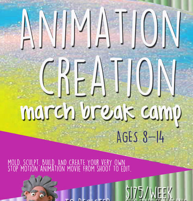 Animation Creation: March Break Camp for Youth