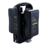 Rolux V-Mount 2x Battery & Charger Kit