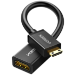 Mini HDMI to HDMI Female Cable Adapter 4K