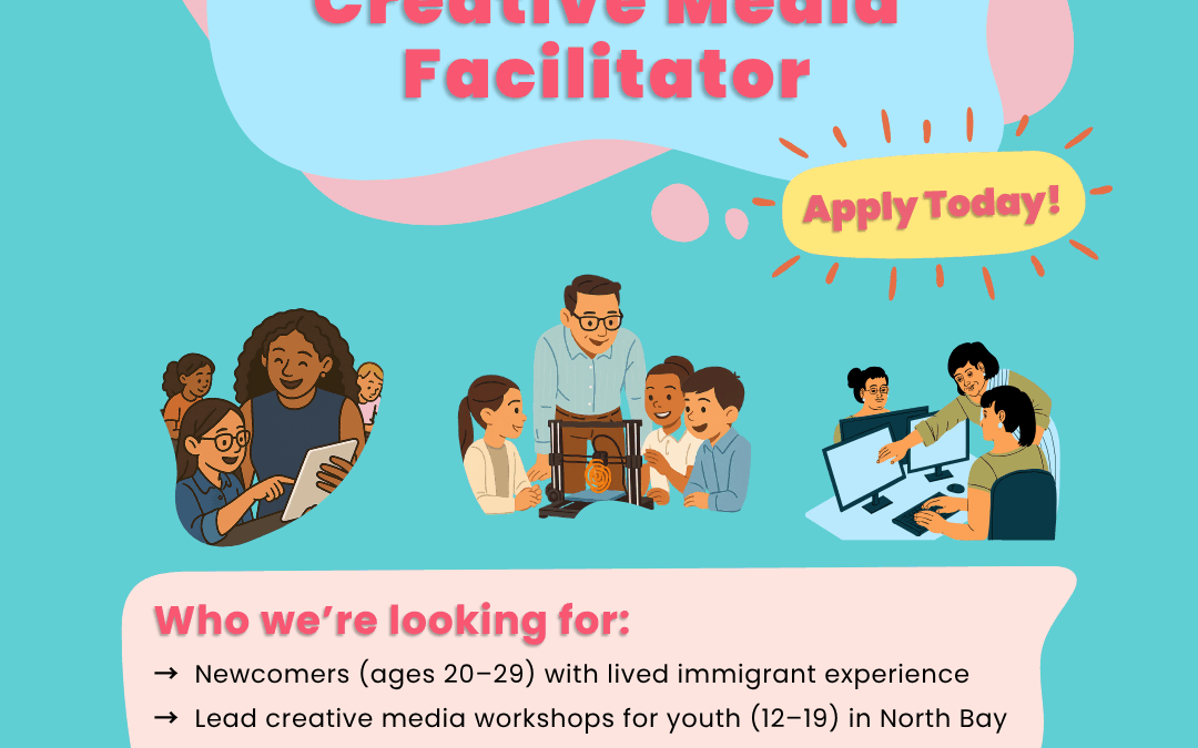 Job Opportunity: We’re Seeking a Newcomer to Facilitate Creative Media Workshops for Youth