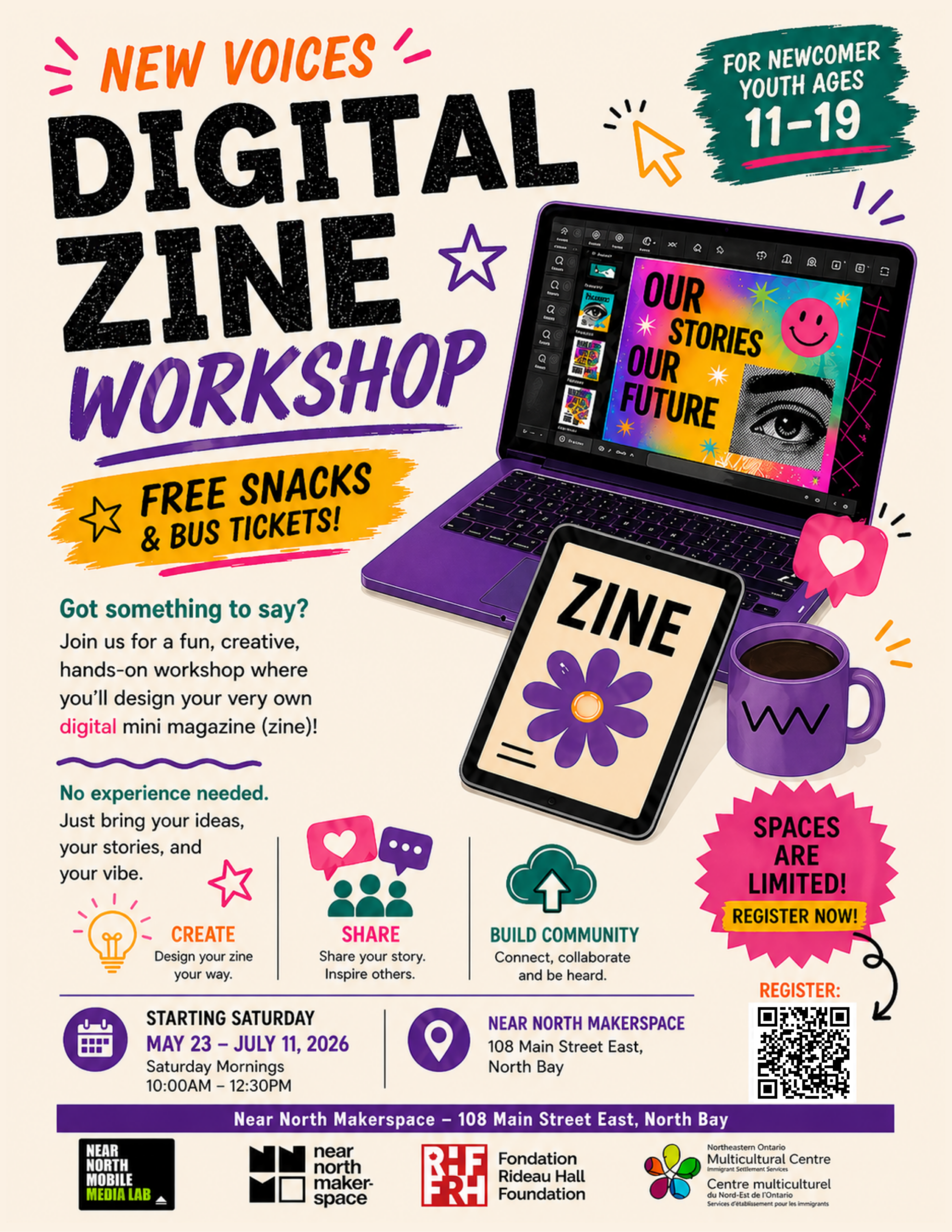 New_Voices_Zine Workshop_Poster (8.5x11)