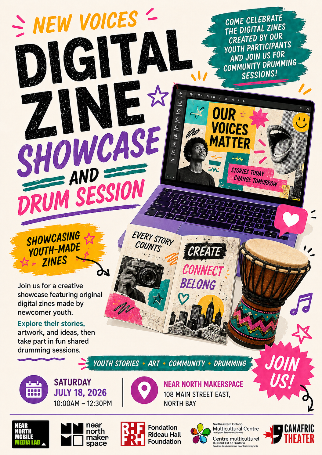 Zine_Showcase_Drum_Session_July_18